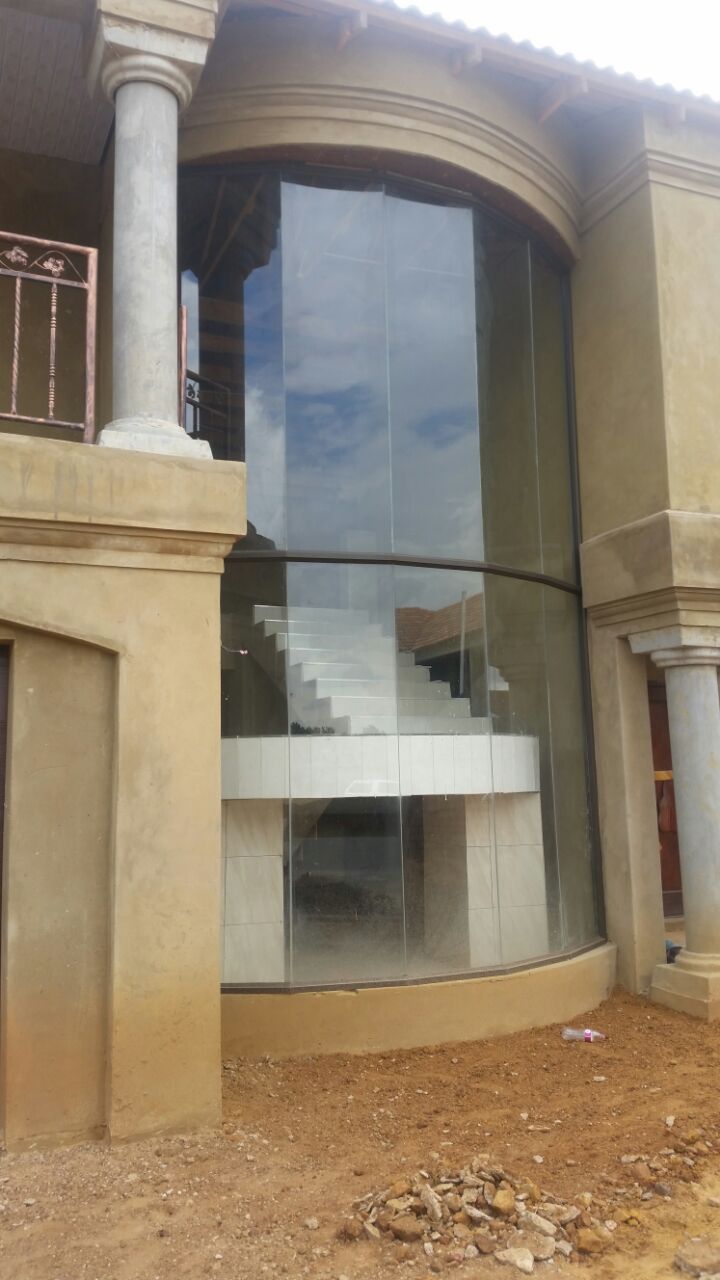 Glass Staircase Feature